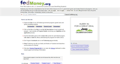 Desktop Screenshot of fedmoney.org